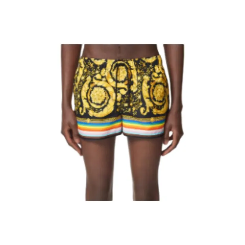 VERSACE Swimming Shorts Men's Yellow-3