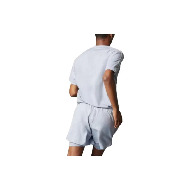 Adidas Own The Run 3-Stripes 2-In-1 Shorts Casual Shorts Men's Gray-2