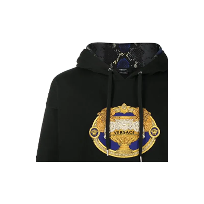 VERSACE La Coupe Des Dieux Embroidered Hoodie-5