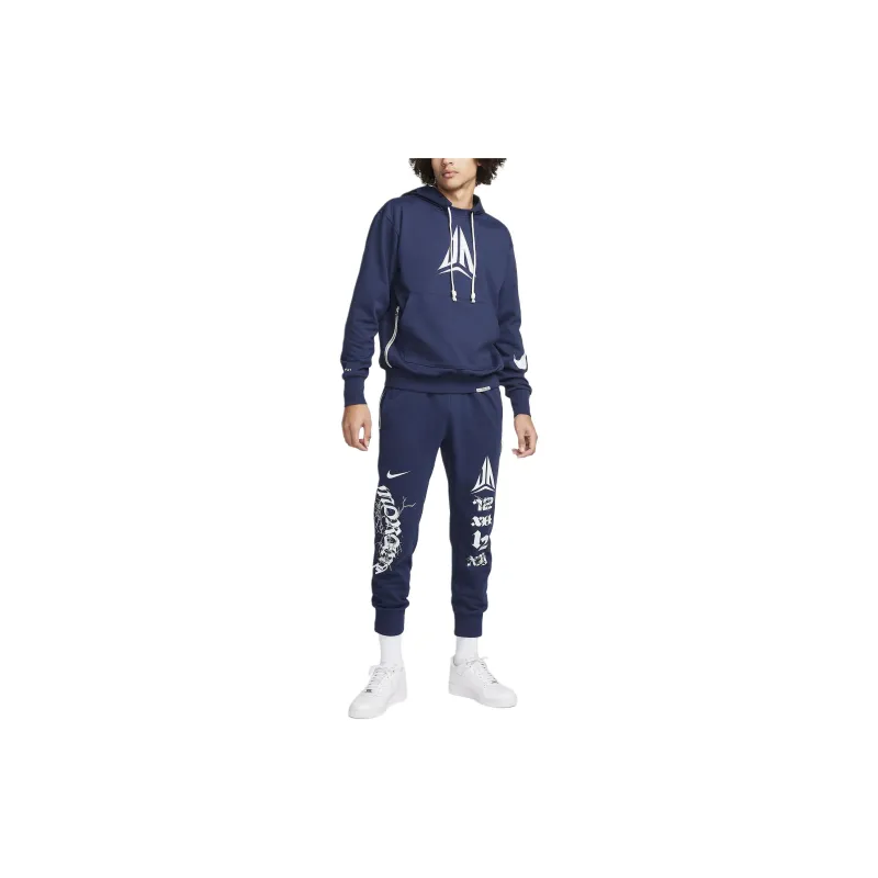 Nike Dri-Fit Pullover Basketball Hoodie Sweatshirt Men's Midnight Blue-1
