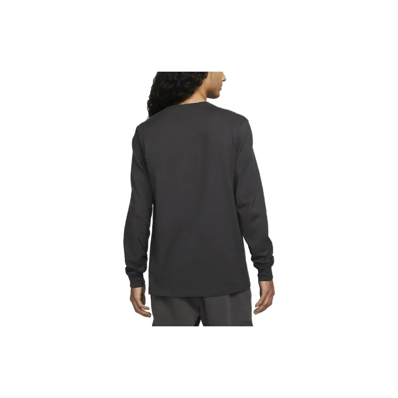 Nike T Shirts Men Dark Charcoal-2