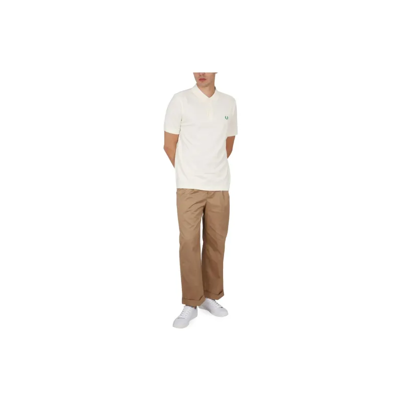 FRED PERRY Polo Shirts Men Ecru-2