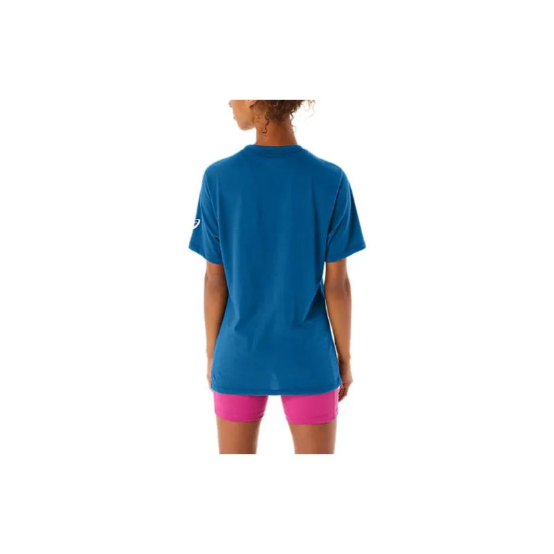 Asics Smsb Journey Tee T-Shirt Unisex Blue-2