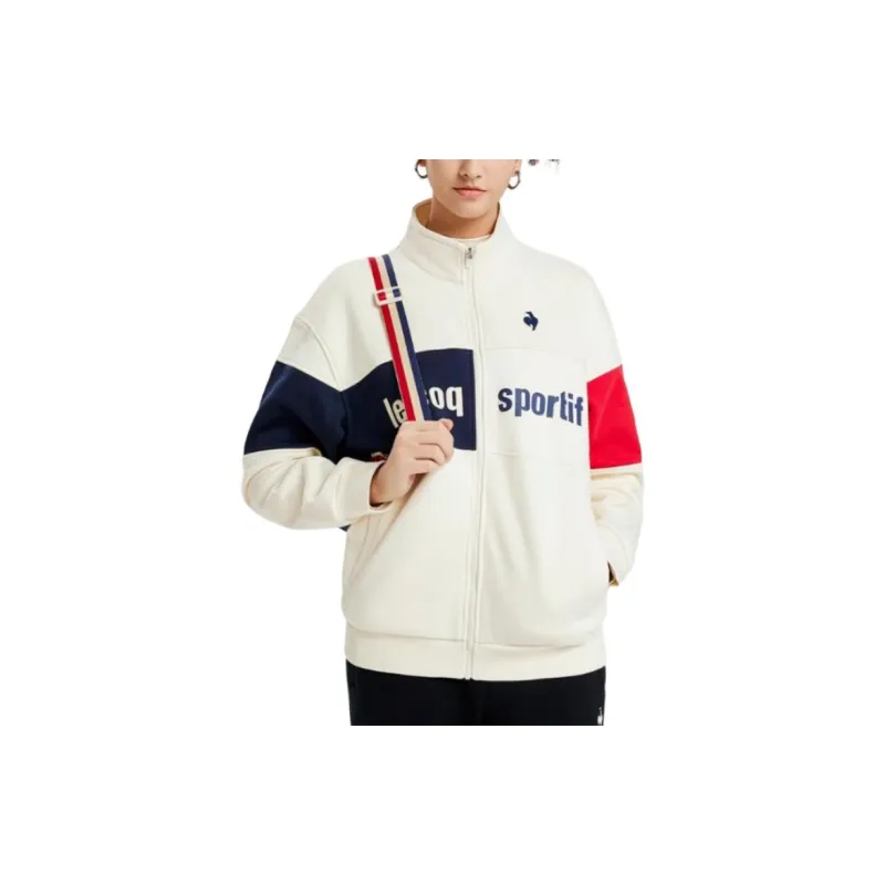 Le Coq Sportif Jackets Coats Unisex Original White-4