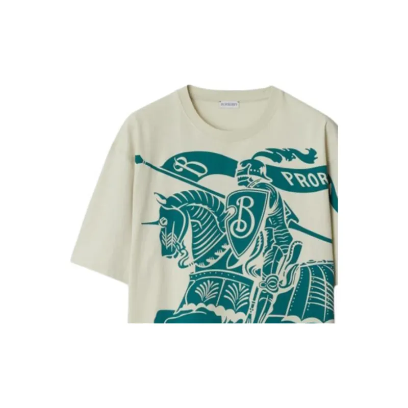 Burberry EKD print Cotton T shirt-14