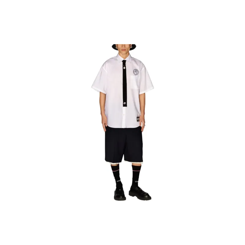 AMBUSH Logo Embroidered Short Sleeved Shirt-1