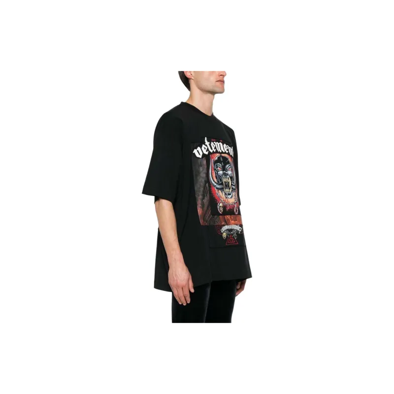 Vetements SS24 T Shirt Unisex Black-2
