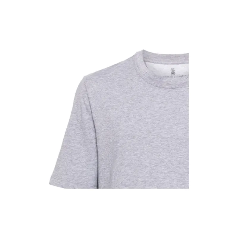 Brunello Cucinelli SS24 T Shirt Men's Gray-4