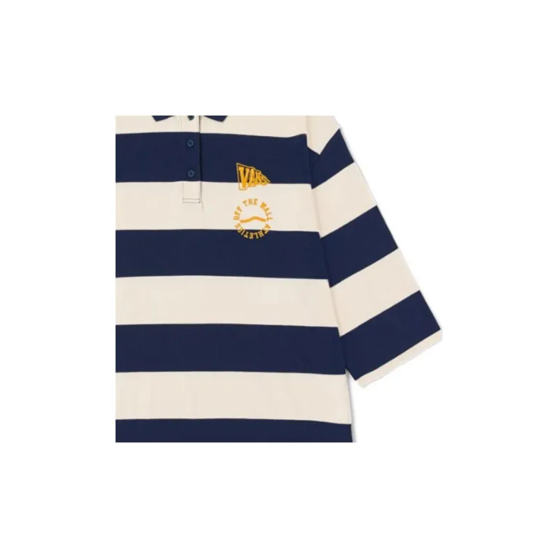 Vans Short Sleeved Dress Women's Blue White Stripes-3