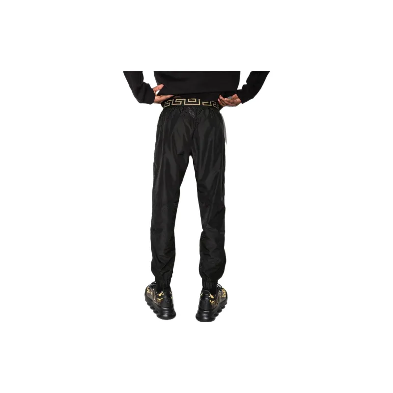 VERSACE SS22 Knitted Sweatpants Men's Black-3