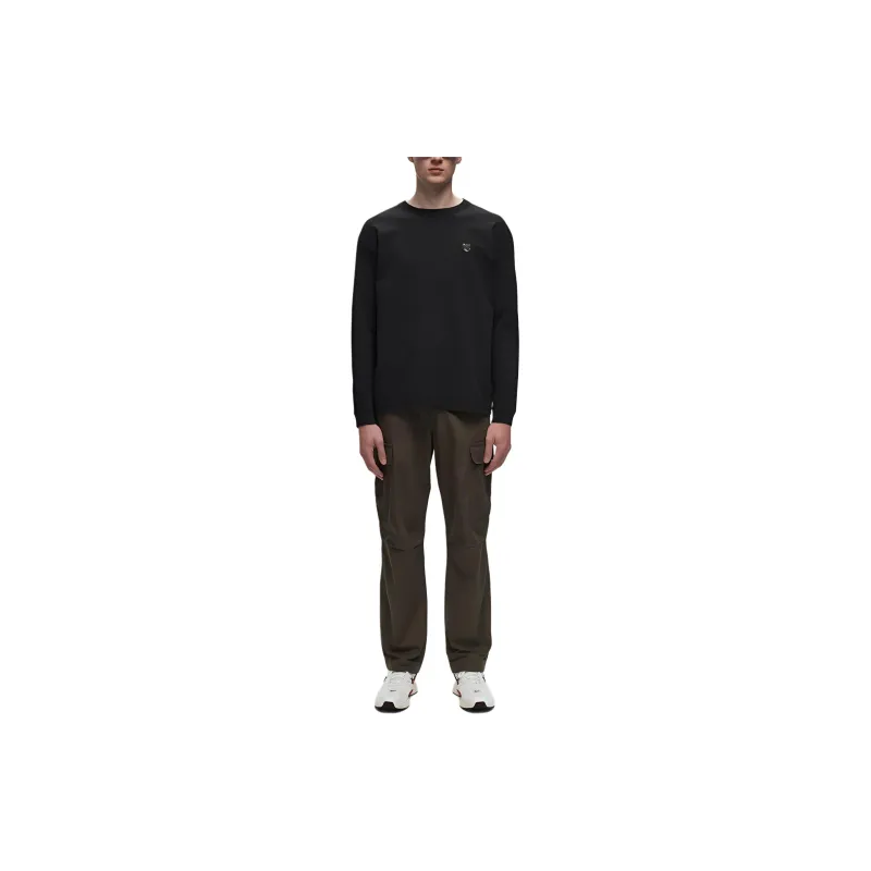 Maison Kitsune Bold Fox Head Patch Long Sleeved T Shirt-1