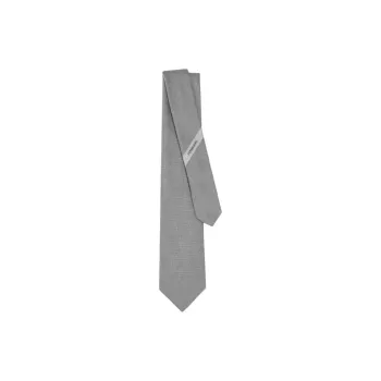 FERRAGAMO Cotton Ties Men's Light Gray