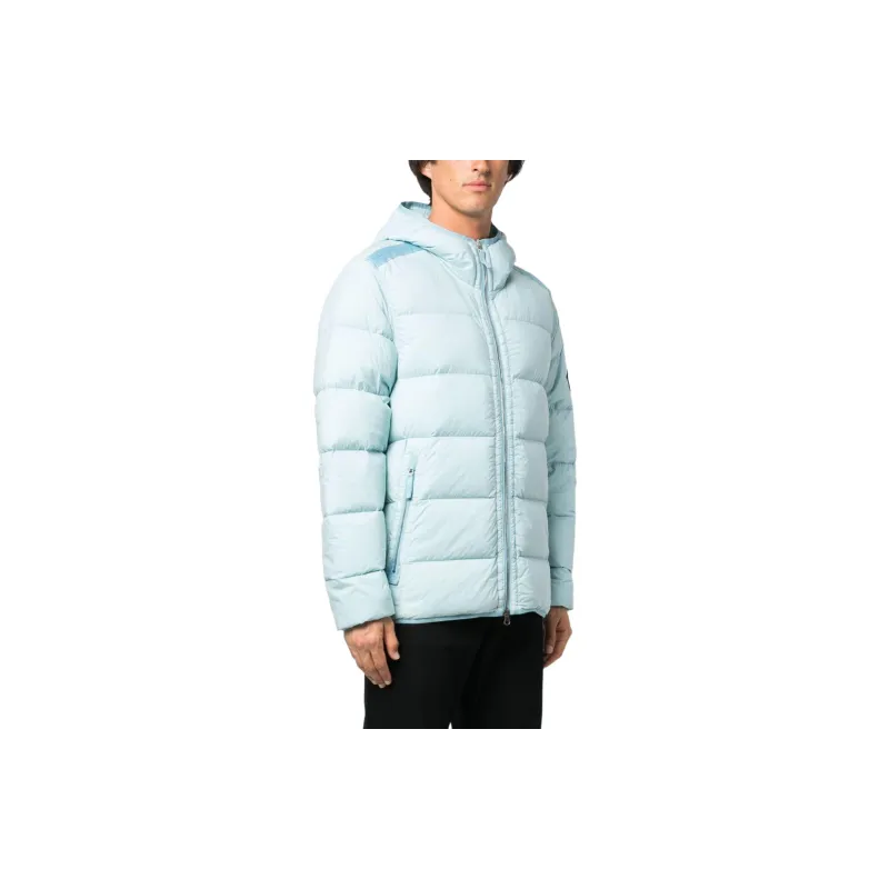 STONE ISLAND Down Jacket Men's Sky Blue-3