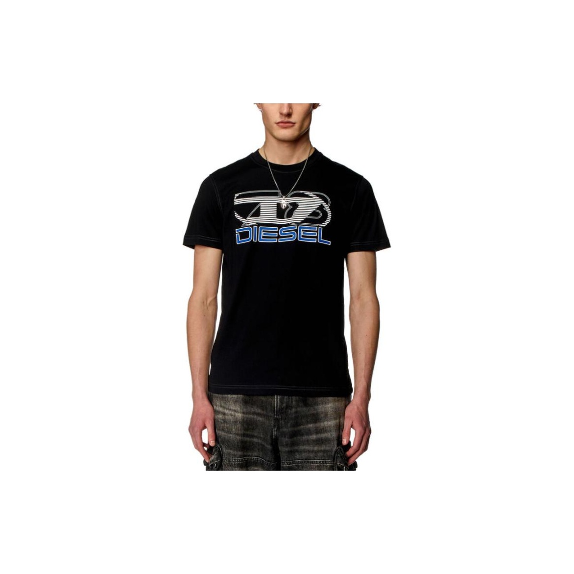 DIESEL T-Shirts Men Black - POIZON DIESEL T-Shirts Men Black - POIZON