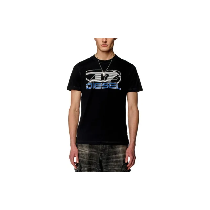DIESEL T Shirts Men Black-1