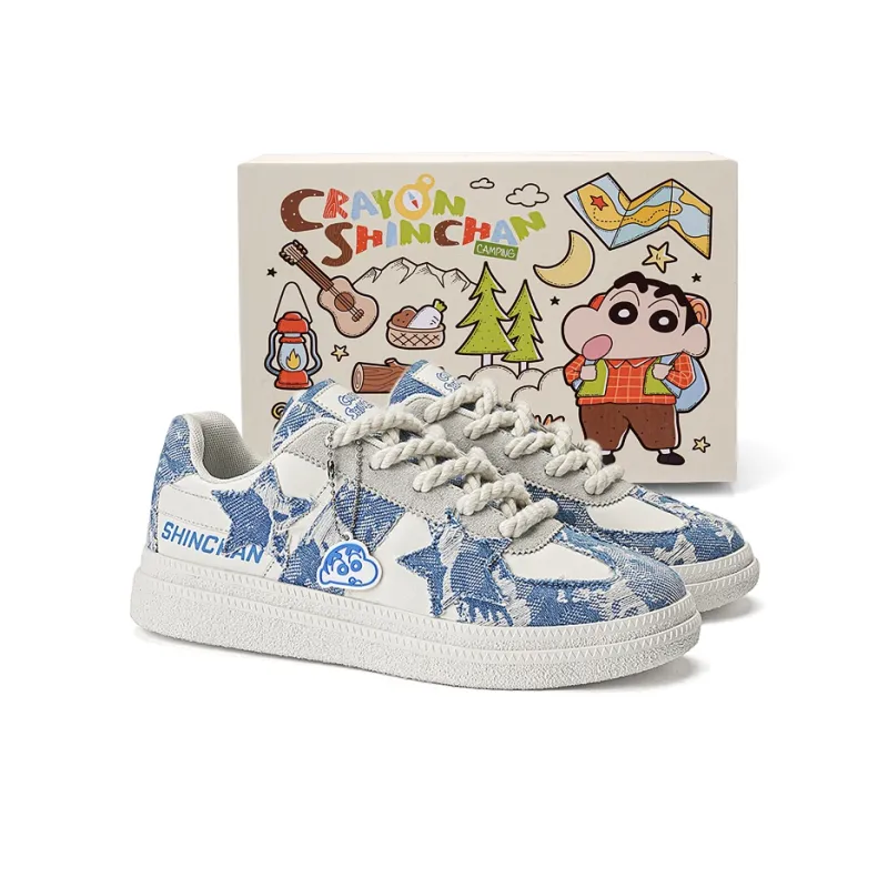 Crayon Shinchan Slip Resistant, Lightweight, And Breathable Low Top Skateboard Shoes Unisex-19