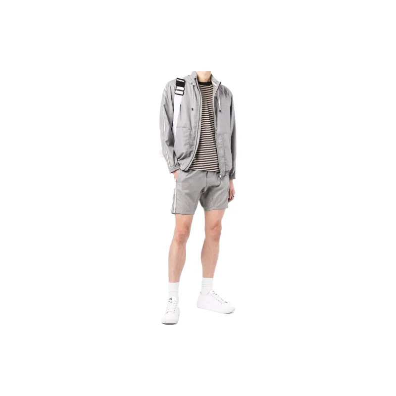 Kiton Drawstring Waist Wool Shorts-1