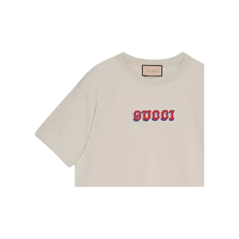 GUCCI T Shirt Men's Ivory White-4