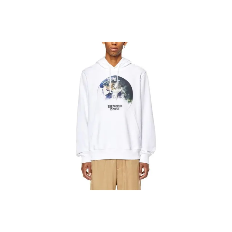 DIESEL Earth Printed Long Sleeved Hoodie-2
