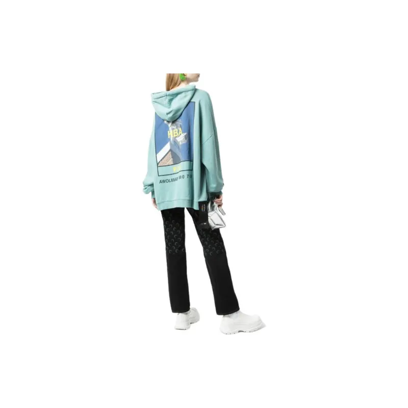Hood By Air Sweatshirts Unisex Mint Green-3