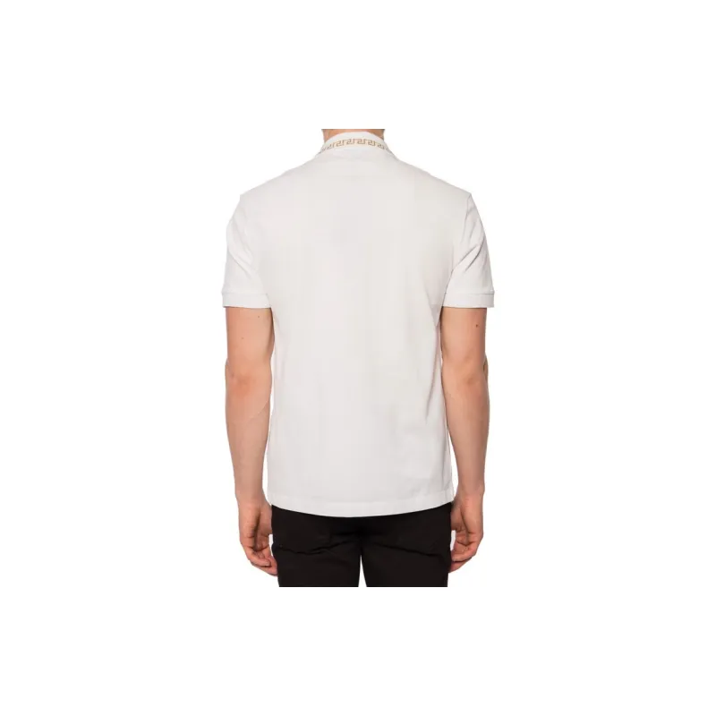 VERSACE Polo Shirts Men White-3