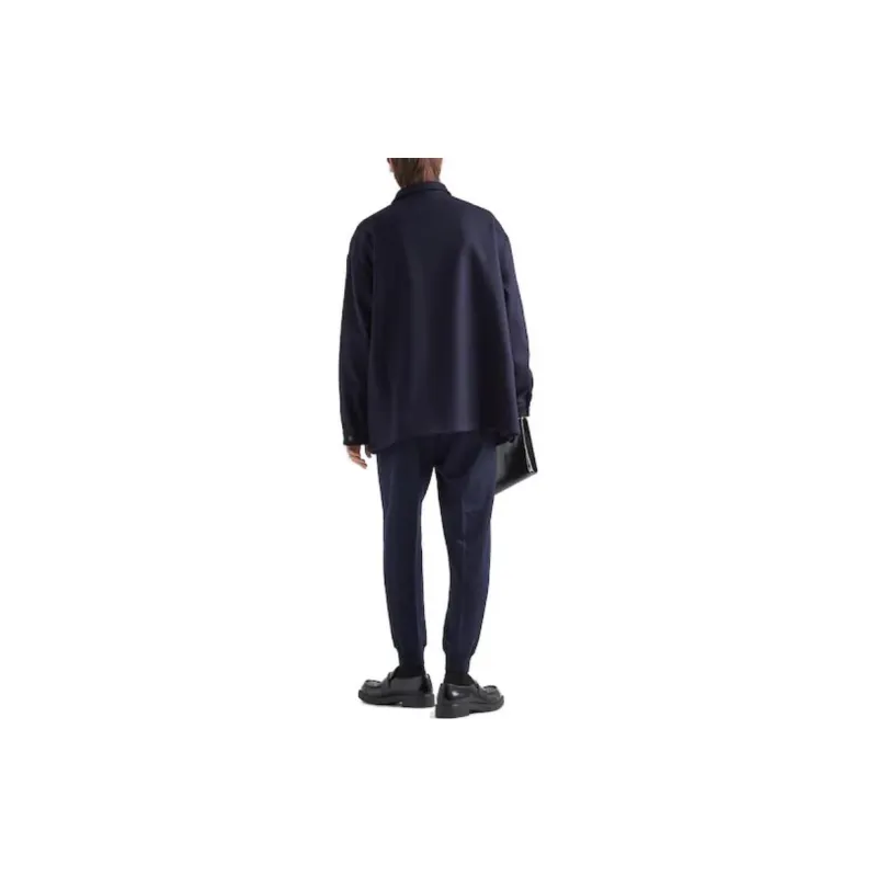 PRADA Tapered Wool Trousers-1