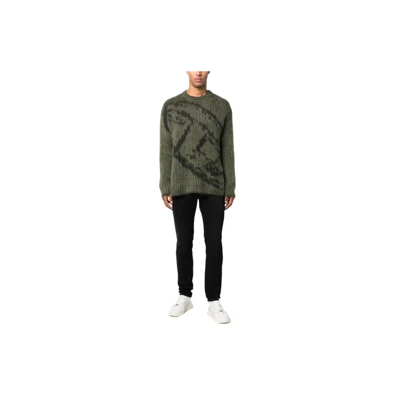 DIESEL Sweaters Men Green-1