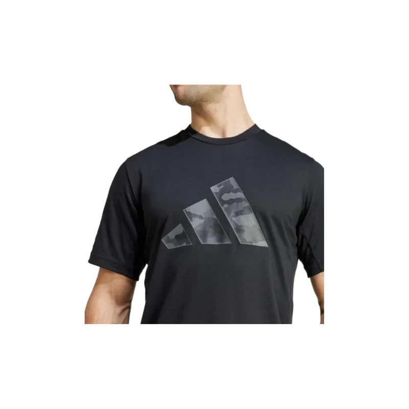 Adidas Train Essentials Camo Graphic Logo T Shirt-3