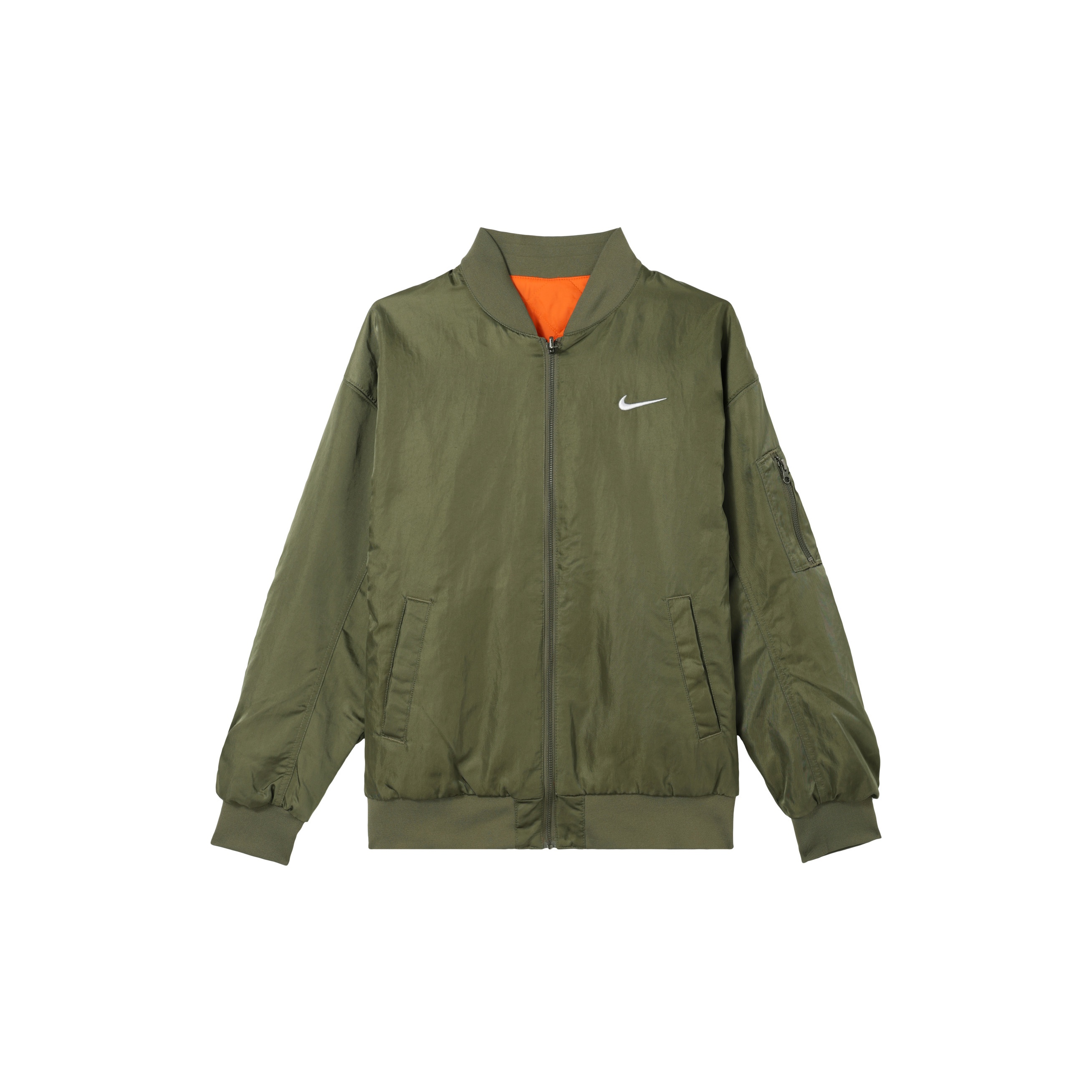 Nike Women s Varsity Bomber Reversible Sporty Jacket Green