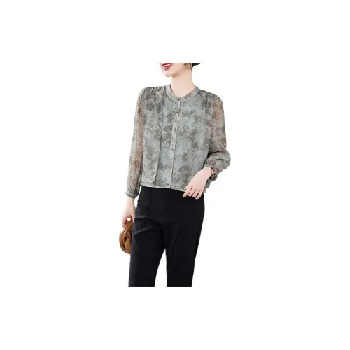 To the west Shirts Women's Small Floral Pattern