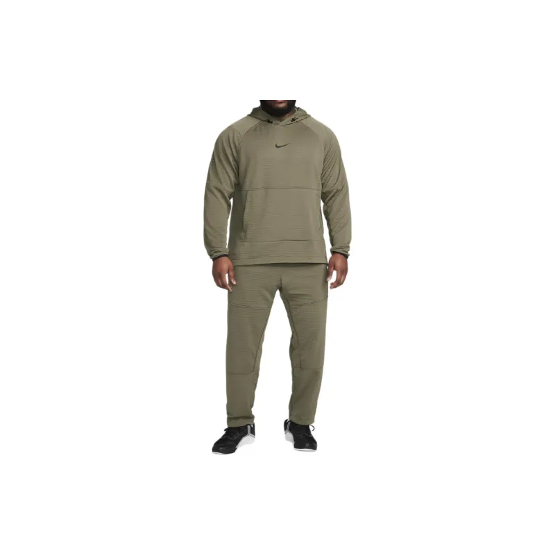Nike Dri FIT Fleece Fitness Pullover Sweatshirt Men's Green-3