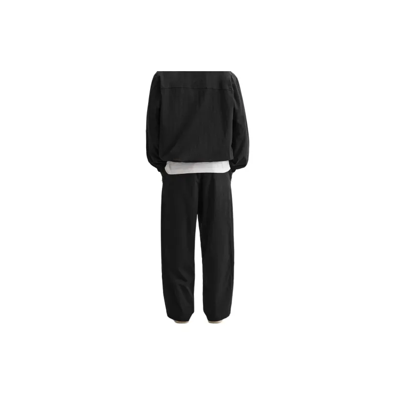 ZARA Casual Pants Men Black-3