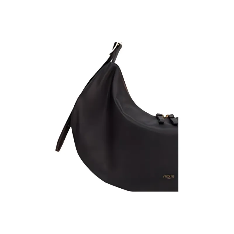 APEDE MOD Top Grain Cow Leather Crescent Bag Avocado Pack Handbag Shoulder Bag Medium Size Women's Chocolate Matte-1