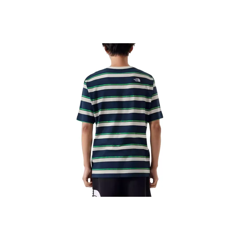 THE NORTH FACE T Shirt Men's Blue White-3