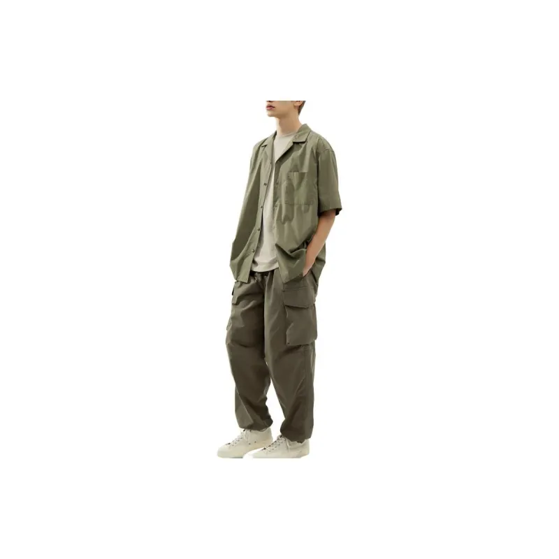 UNIQLO FW23 U Series Cargo Pants Unisex Olive-2