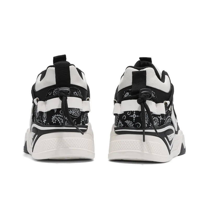 DEERWAY Height Increasing Slip Resistant Mid Top Casual Shoes Skateboard Shoes Men's-15