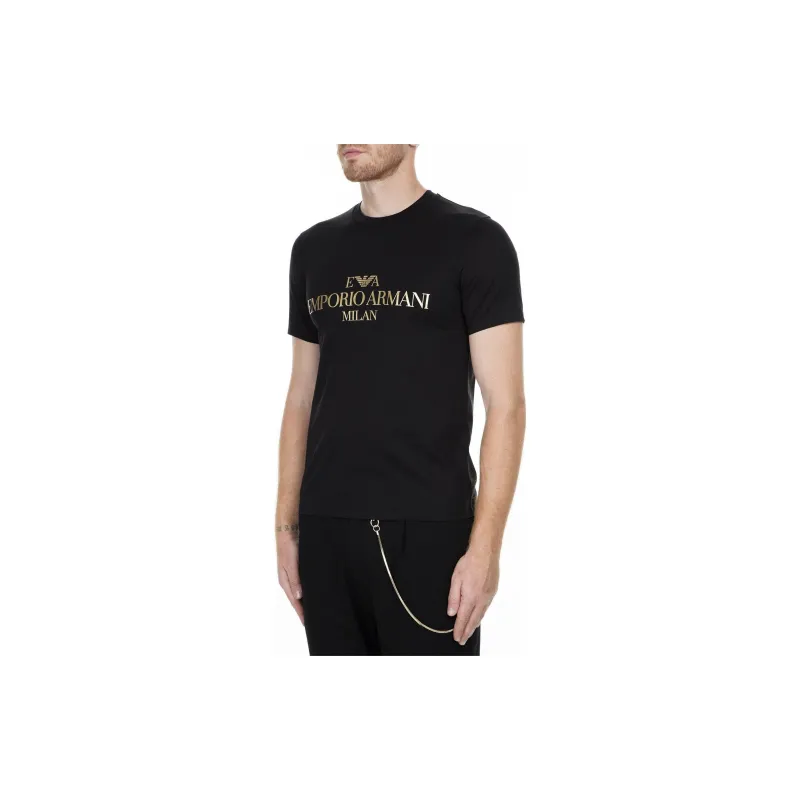 EMPORIO ARMANI T Shirts Men Black-6