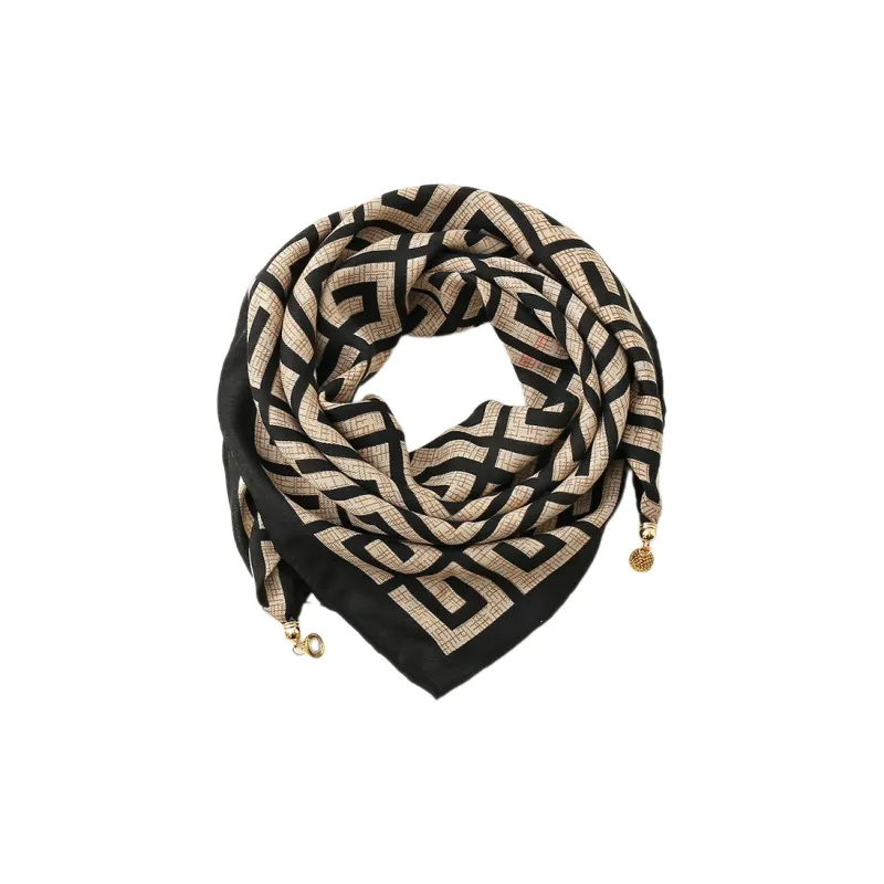 Mulinsen Polyester Knit Scarves Women's-2