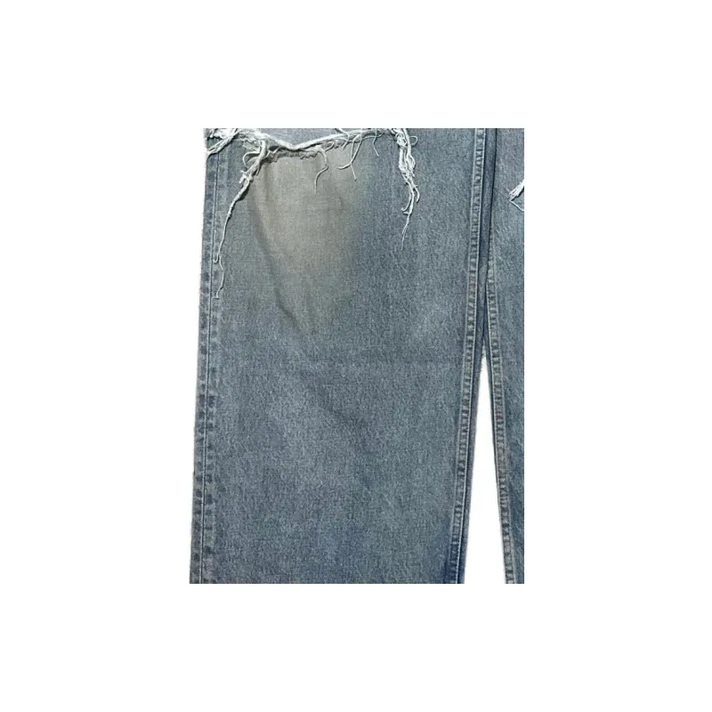 Balenciaga FW23 Jeans Loose Fit Style Men's Blue-4