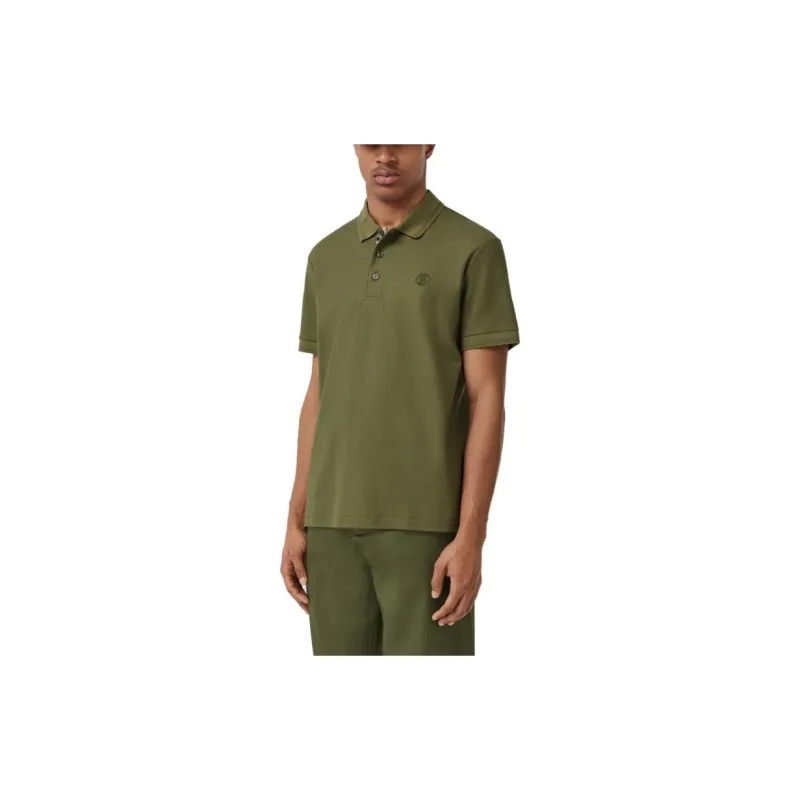 Burberry Check Trim Polo Shirt-5