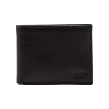 Levi’s Grained Cow Leather Wallet Men's Black