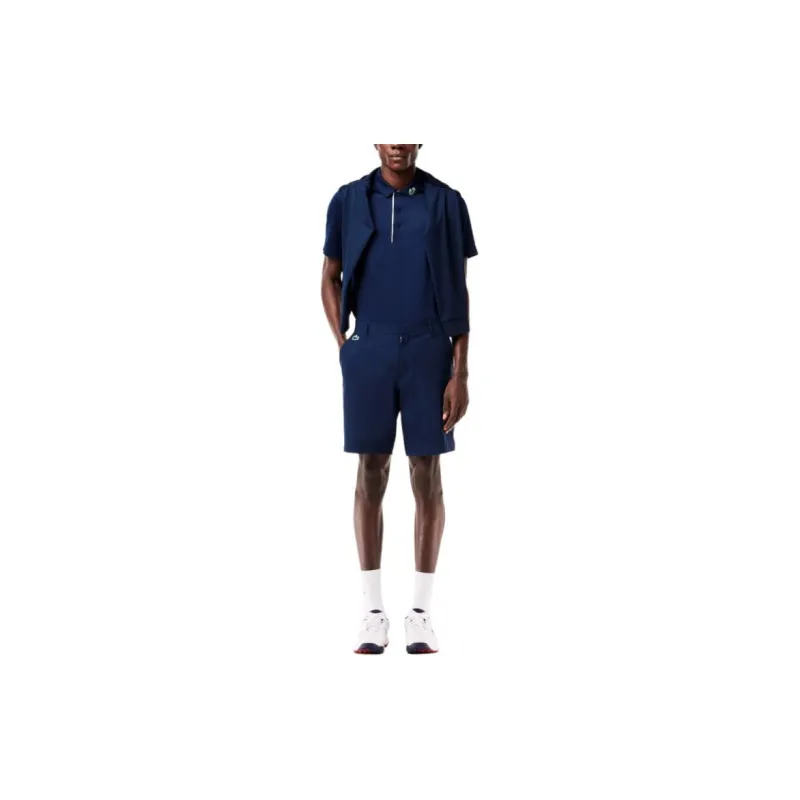 LACOSTE Polo Shirt Men's Marine Blue-1