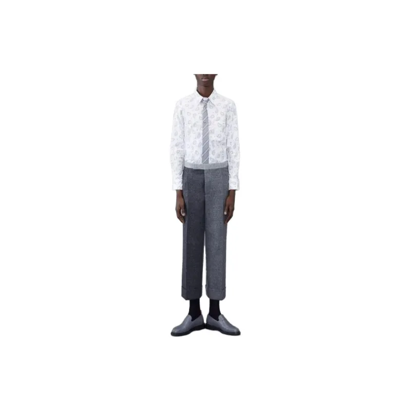 THOM BROWNE Shirts Men White-3