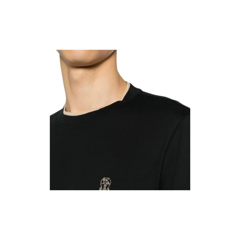 Brunello Cucinelli T Shirt Men's Black-6