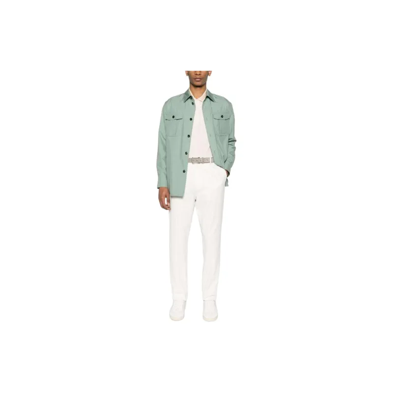 Brioni Safari-pocket Silk Shirt Jacket-1