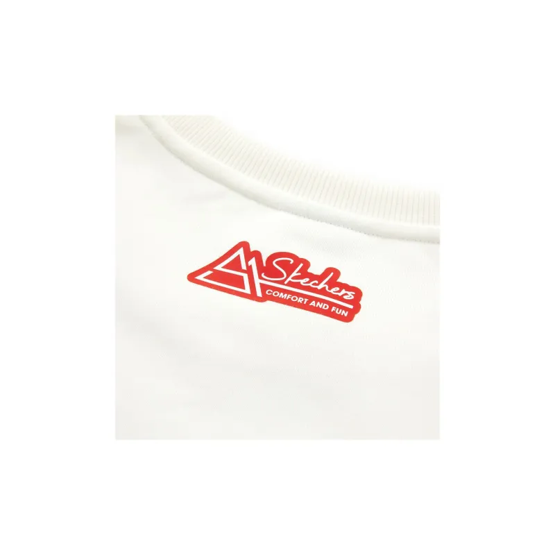 Skechers Stroll Sweatshirts Men Marshmallow White/0074-6