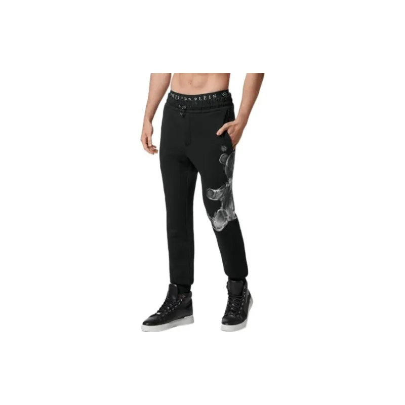 PHILIPP PLEIN Casual Pants Men Black-2
