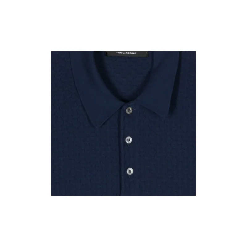 Tagliatore Pratt Interwoven Cotton Polo Shirt-2