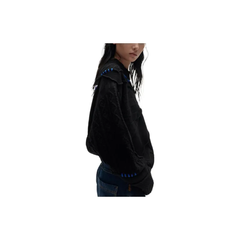 ADER ERROR X Zara Oversized Patchwork Knit Mens Sweater-4