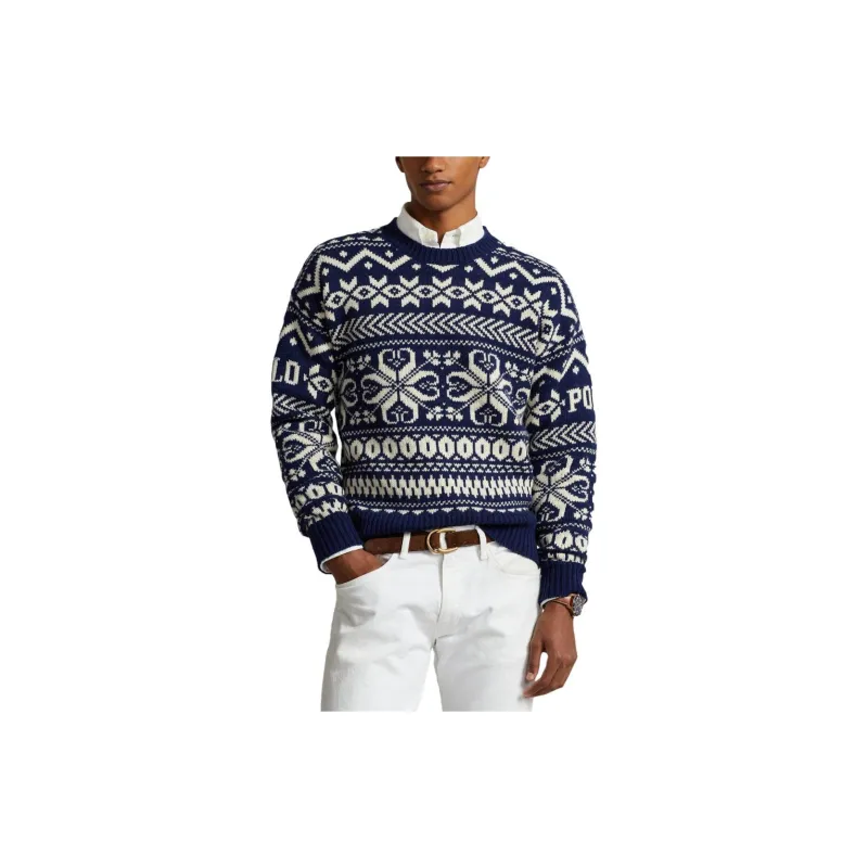 Polo Ralph Lauren Patterned Intarsia knit Wool blend Jumper-3